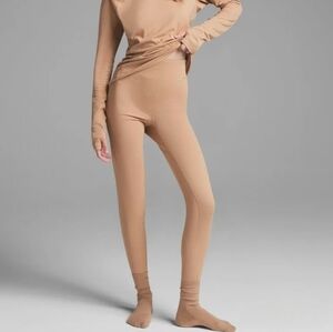 NWT The North Face x Skims DotKnit Tights XL Ochre Earth Tone Rare Collab